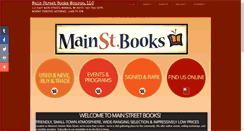 Desktop Screenshot of mainstbooksmonroe.com