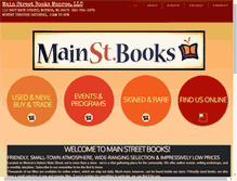 Tablet Screenshot of mainstbooksmonroe.com